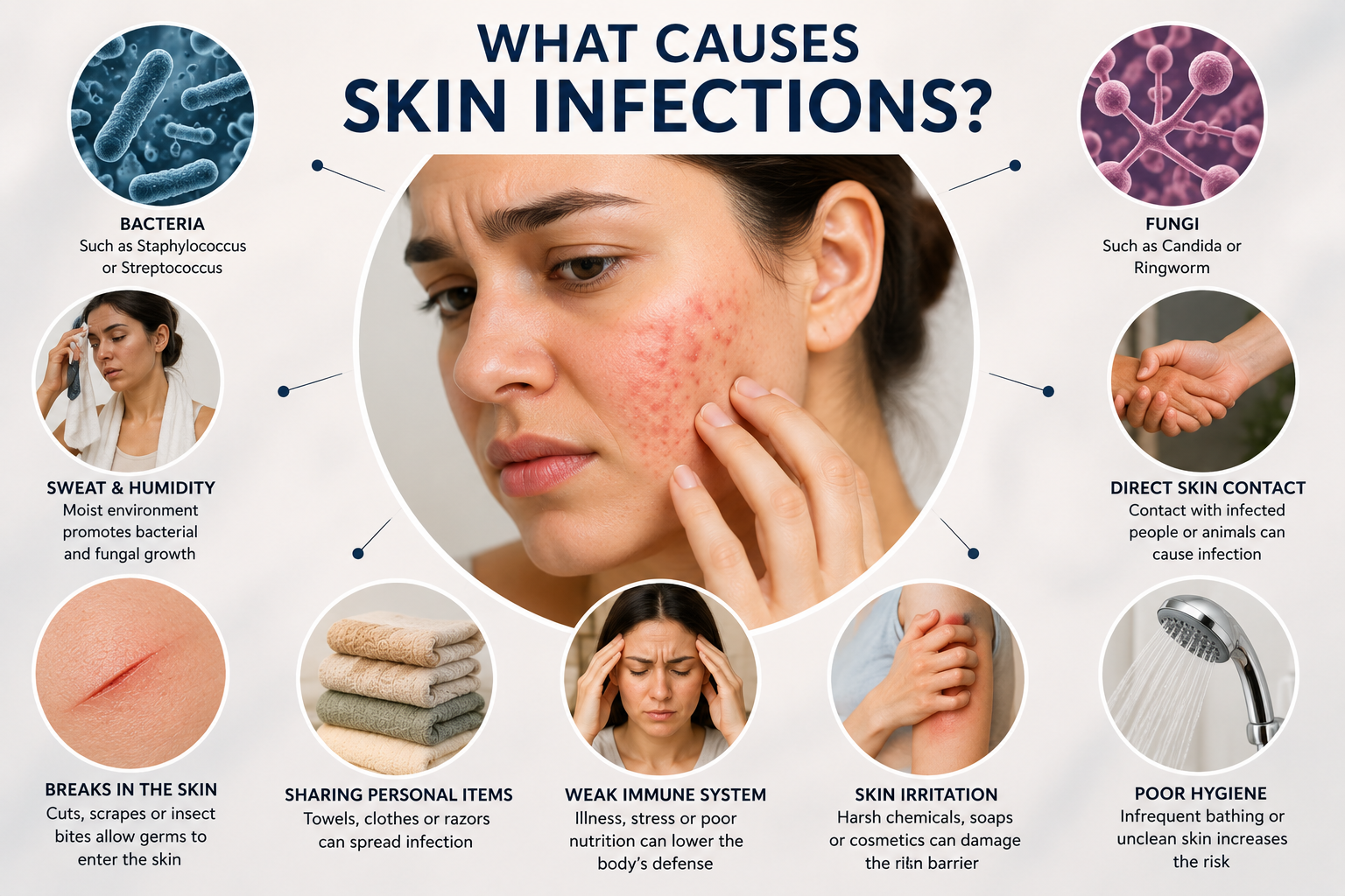 What Causes Skin Infections
